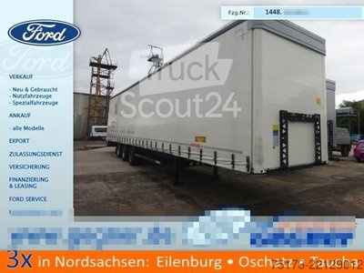 Auflieger mit Pritsche & Plane KÖGEL Euro Trailer Mega Curtainslider gebraucht
