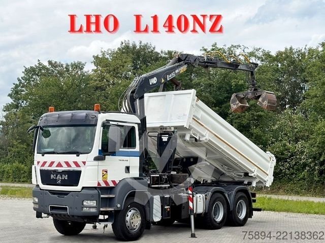 MAN TGS 26.440*KIPPER 5,20 m + LHO L140NZ * 6x4 *TOP