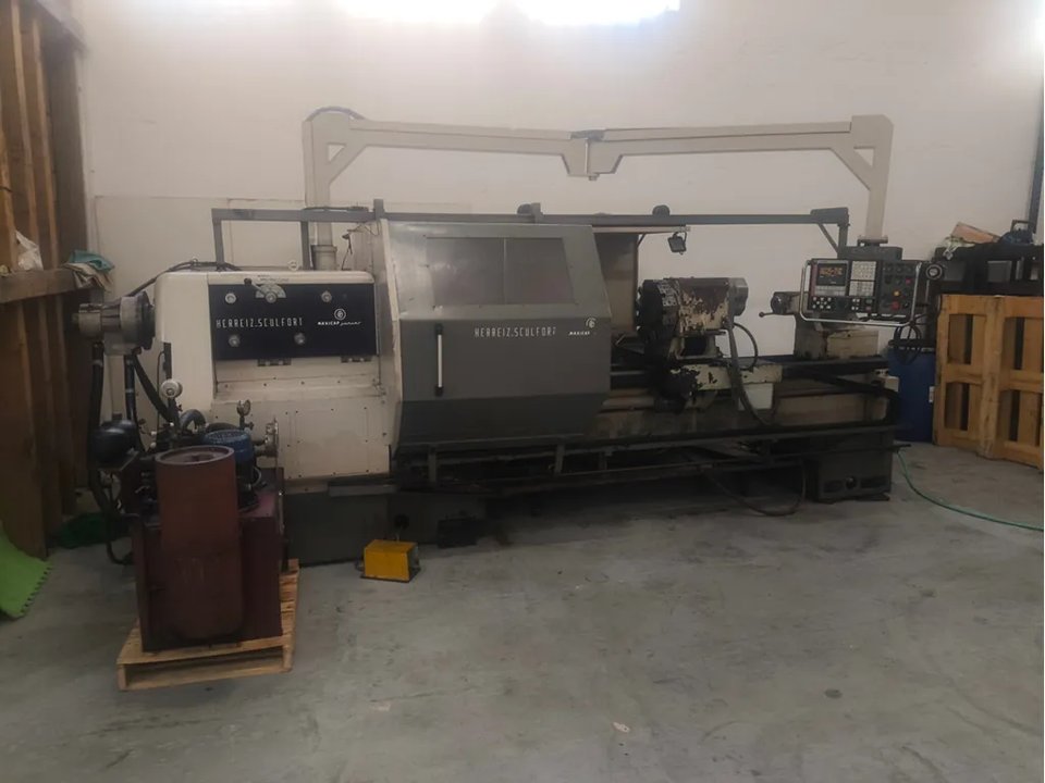 Herrez Sculfort MaxiCap CNC-Drehbank mit Fagor 8025-TGI-Steuerung