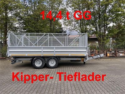 Möslein TTD 14 5,70 m 14 t Tandem- Kipper Tieflader 5,70