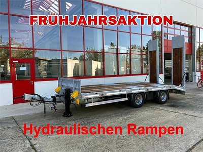 Möslein TT21-6,5 hydr 21 t Tandemtieflader, hydr. Rampen,