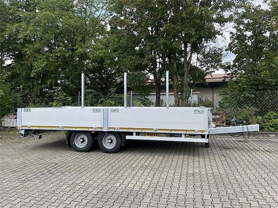 Möslein THT 11- G 7,2 Tandem- Pritschenanhänger- Tieflade