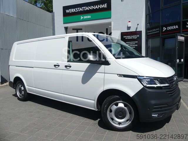 Kastenwagen Volkswagen T6.1 Transporter Kasten lang 4MOT LED/STHZ/AHK/ACC gebraucht