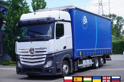 Plane Mercedes-Benz Actros 2542 MP5 / Curtainsider 19 EPAL/ gebraucht