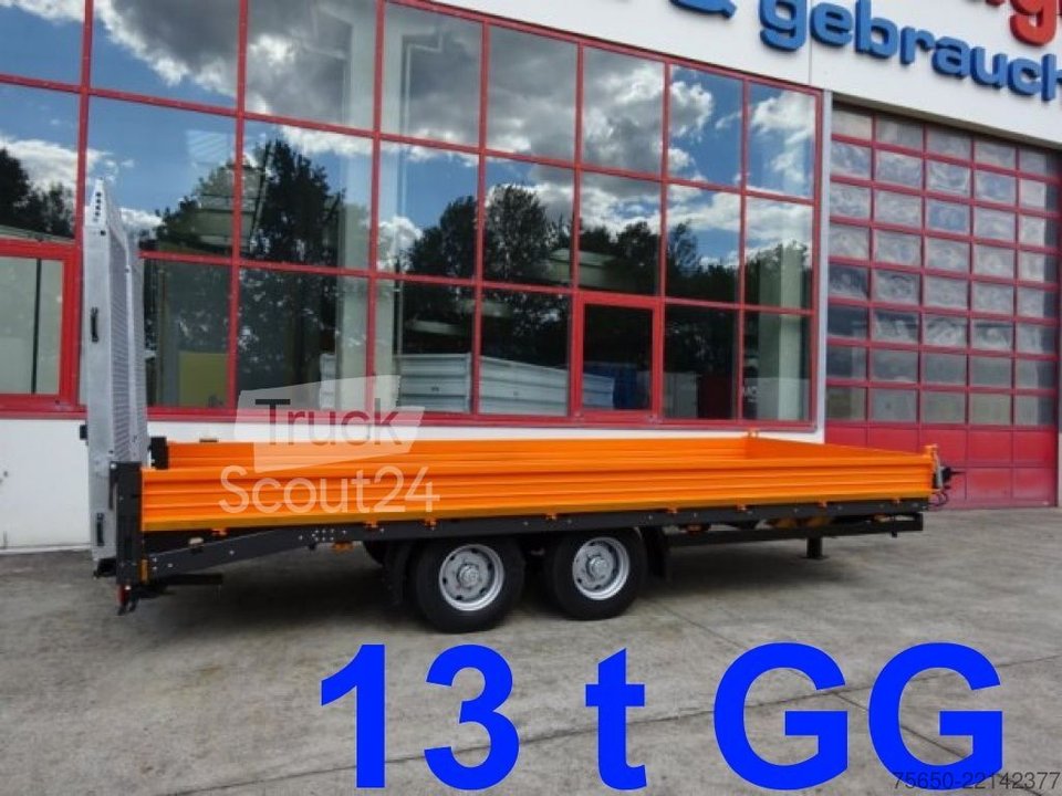 Tieflader Anhänger Möslein TTT 13- 6,28 Orange  Neuer Tandemtieflader 13 t GG neu