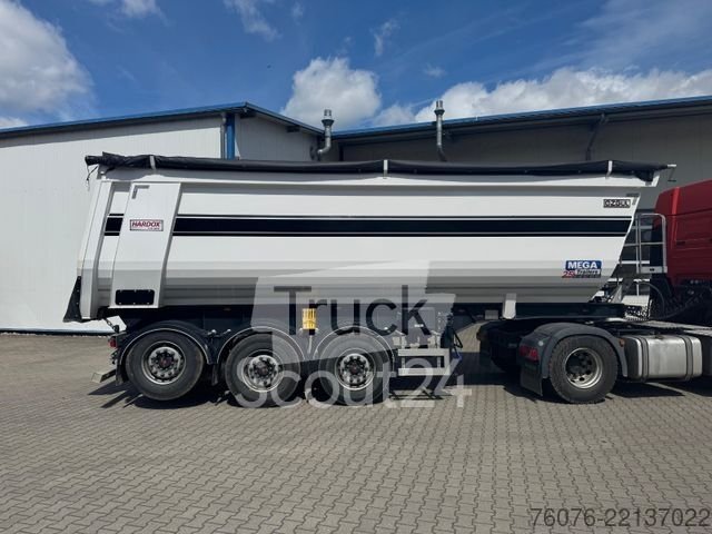 Kipper Auflieger Stahl Mulde 33 cbm SAF Achsen 2 Liftachsen gebraucht