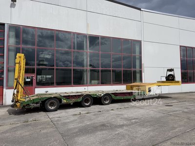 Tieflader-Sattelauflieger  t3  3 Achs Satteltieflader, Radmulden gebraucht