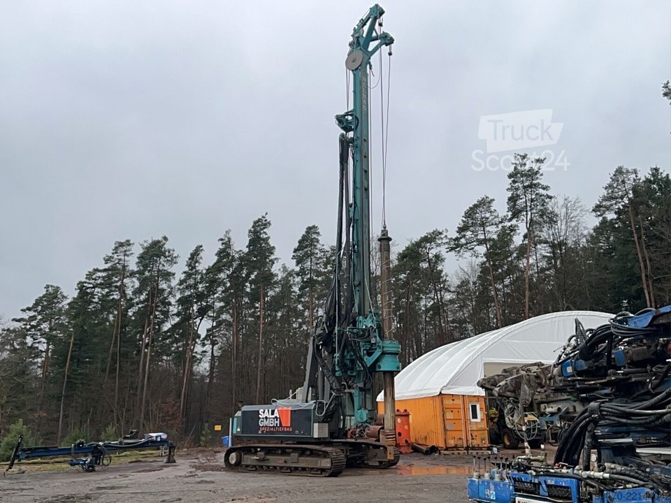 Bohrgerät Delmag RH 18 on Sennebogen SR 25T gebraucht