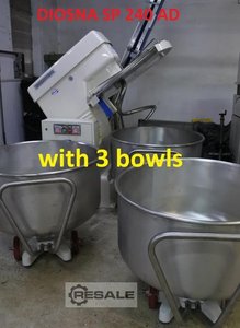 Spiral kneading machines DIOSNA  SP 240 AD 3 bowls