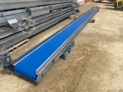  Edelstahl Förderband-Zuführer 1000 cm x 45 cm