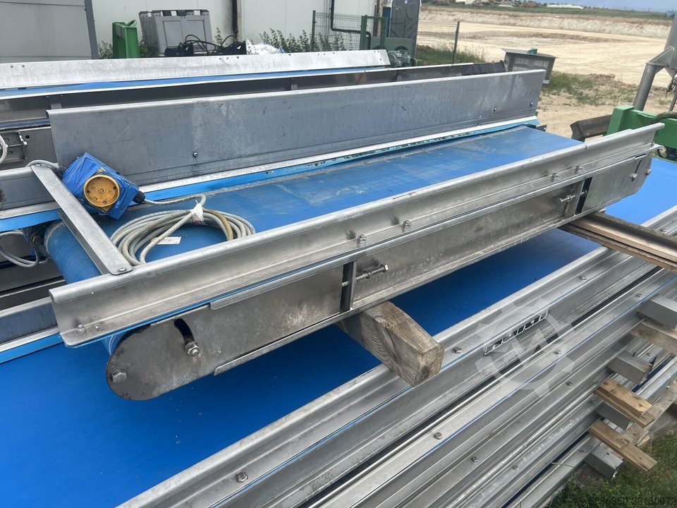  Inox Zufuhrförderband 190 cm x 45 cm
