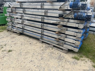  Inox Förderband/Zuführband 406 cm x 60 cm