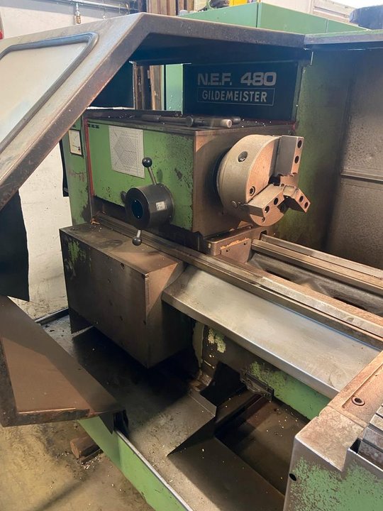 Gildemeister NEF 480, CNC Zyklendrehmaschine, Drehmaschine, #B075