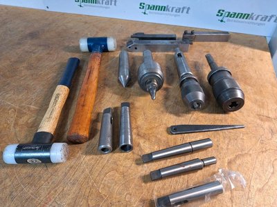 Posten Bohrfutter RÖHM Zentrierspitze Bruckner Werkzeug Drehbank