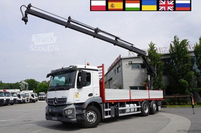 Plattform mit Kran Mercedes-Benz Mercedes-Benz Antos 2540 6×2-4 / HIAB gebraucht