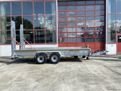 Tieflader Anhänger Möslein TT 11-E 5,50 - 2  Tandemtieflader5,50 m x 2 m, Feuerverzinkt neu