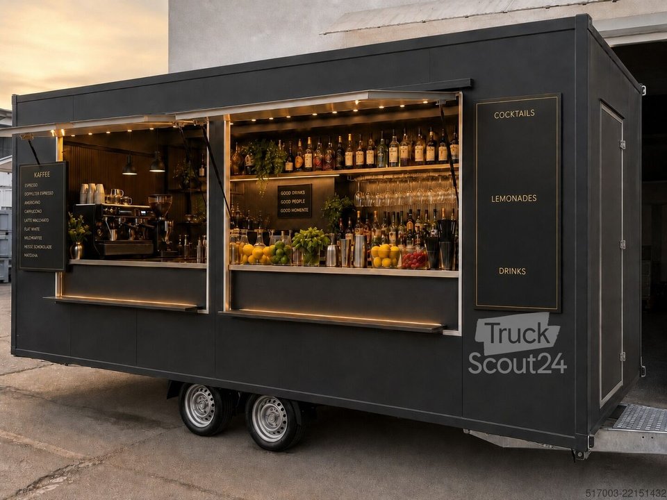 Verkaufsanhänger Drink Bar , Cocktail, Kaffe nach  Kundenwunsch neu