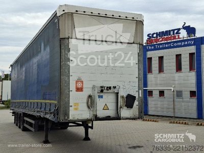 Auflieger mit Pritsche & Plane Schmitz Cargobull Curtainsider Mega gebraucht
