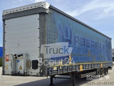Auflieger mit Pritsche & Plane Schmitz Cargobull Curtainsider Mega gebraucht