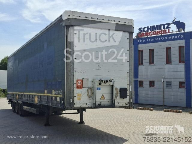 Auflieger mit Pritsche & Plane Schmitz Cargobull Curtainsider Mega gebraucht