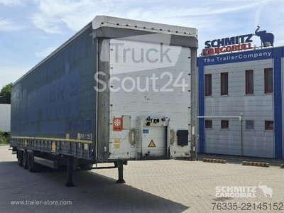 Auflieger mit Pritsche & Plane Schmitz Cargobull Curtainsider Mega gebraucht