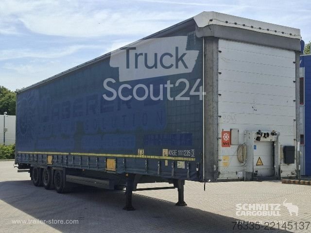Auflieger mit Pritsche & Plane Schmitz Cargobull Curtainsider Mega gebraucht