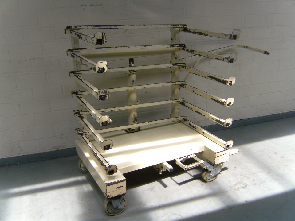 Withdrawal carts DEBAG Beschickungswagen
