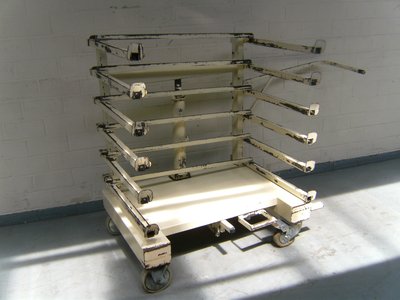 Withdrawal carts DEBAG Beschickungswagen