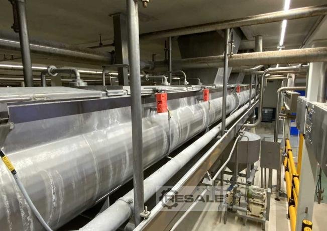 Trough screw conveyors