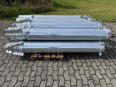 Schmelzer Teleskopbelüftungsrohne Ø 300 mm - 7 Stück Gesamtpaket