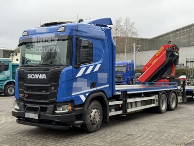 Plattformanhänger Scania R500 6x4 EURO6 PLATFORMA Z HDS PK53002 SH gebraucht