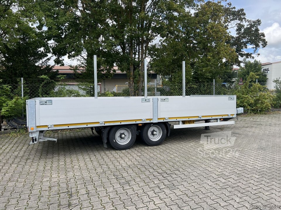 Anhänger mit offener Pritsche Möslein THT 11- G 7,2  Tandem- Pritschenanhänger- Tieflader neu