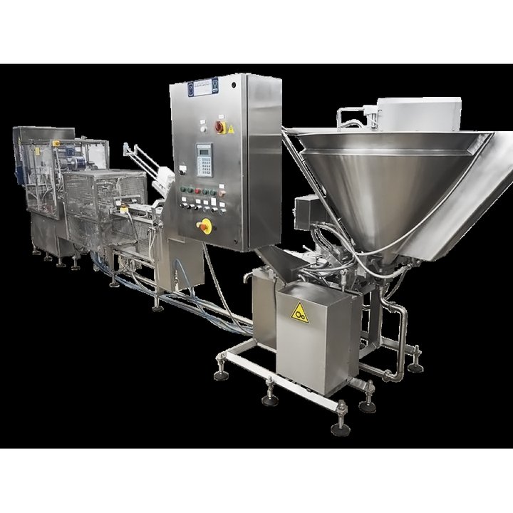 Filling and vacuum filling machines MONDINI CD / APM-S + CVS / MT.1