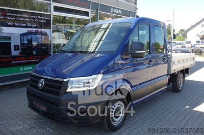 Transporter mit Doppelkabine Volkswagen Crafter 35 Pritsche DoKa LED/DSG/KLIMA/6SITZ/AHK gebraucht