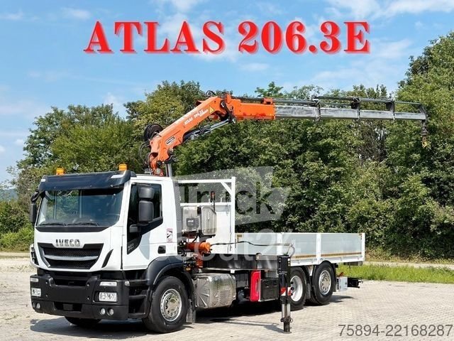 Autokran IVECO X WAY 420 * PRITSCHE 6,00* ATLAS 260.3E+FUNK*TOP gebraucht