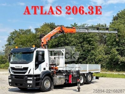 Autokran IVECO X WAY 420 * PRITSCHE 6,00* ATLAS 260.3E+FUNK*TOP gebraucht