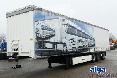Auflieger mit Pritsche & Plane KRONE SD Profi Liner, Mitnahmestapler, Palettenkasten gebraucht