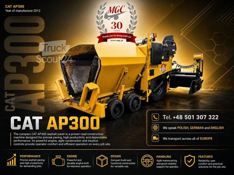 Paver Caterpillar AP300 / 1 OWNER / SERVICED! gebraucht