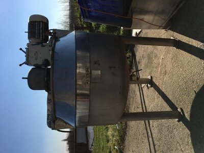 Batch mixers BCH 500l steam jacket mixing tank