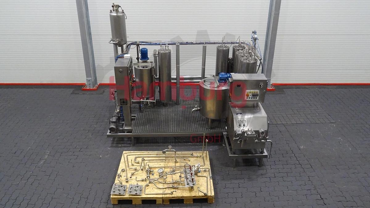 Homogenisers for dairy TALLERES GARVíA  ... Pilot Pasteurisation Plant ...