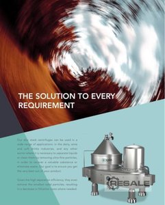 Separators for dairy E - SPIN Cream separators, Bactofuges