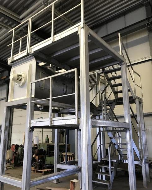 Complete mixing Tower in stainless steel MINOX Kompletter Mischturm in Edelstahlausführung