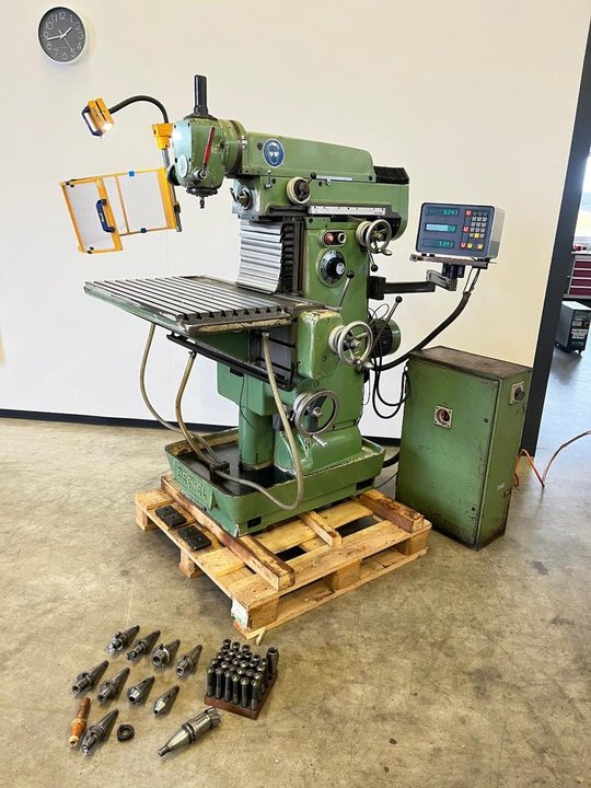 Universal Fräsmaschine Deckel FP3 UVV Konform Inkl.MwSt. + Zubeh.