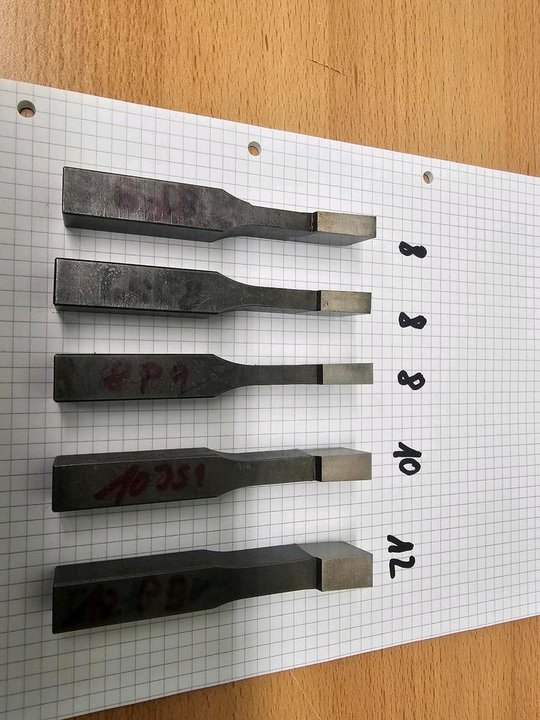 5 Stossmeissel passend dür Stosskopf Deckel Fräsmaschine