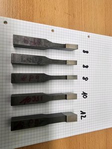 5 Stossmeissel passend dür Stosskopf Deckel Fräsmaschine