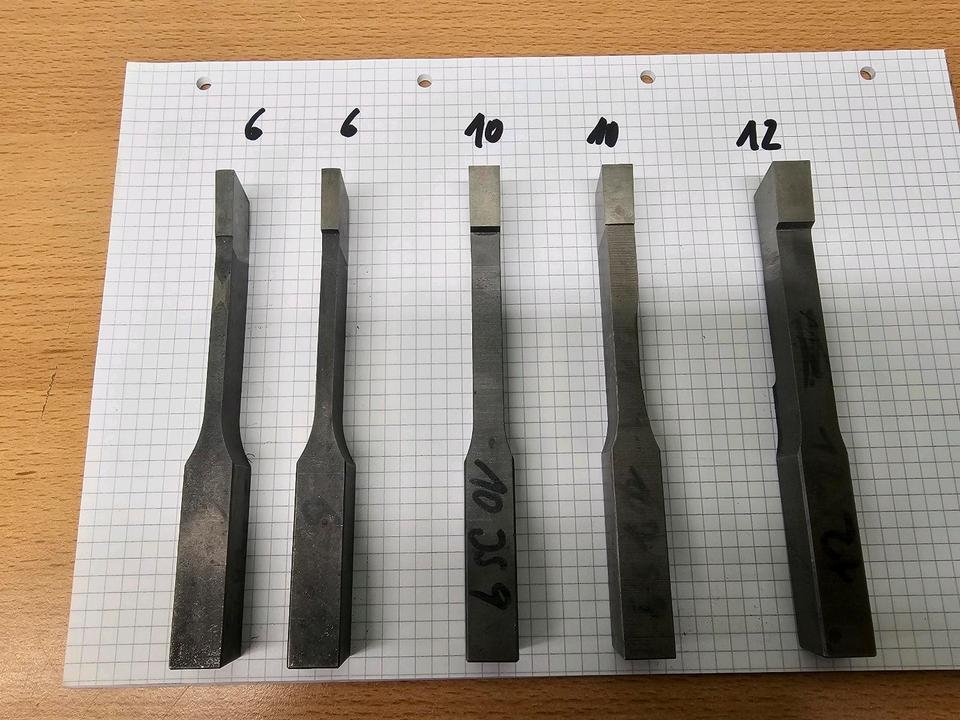 5 Stossmeissel passend für Stosskopf Deckel Fräsmaschine
