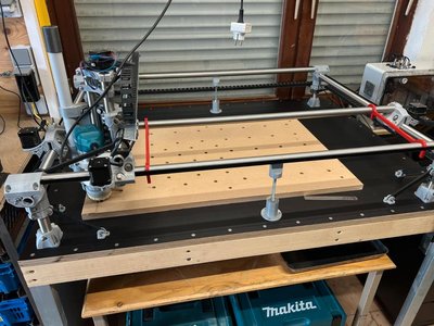 MPCNC Fräse Fräsmaschine, 3 Achsen CNC, Hobby Portalfräse