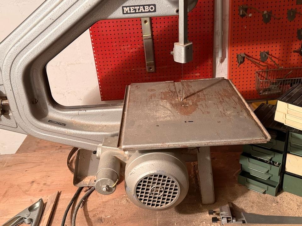 Alte Metabo Bandsäge für Holz und Metall