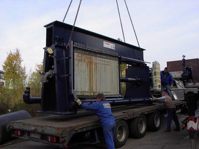 Chamber filter press / filter press ANDRITZ EHEM.  RITTERSHAUS + BLECHER R+B 1200x1200