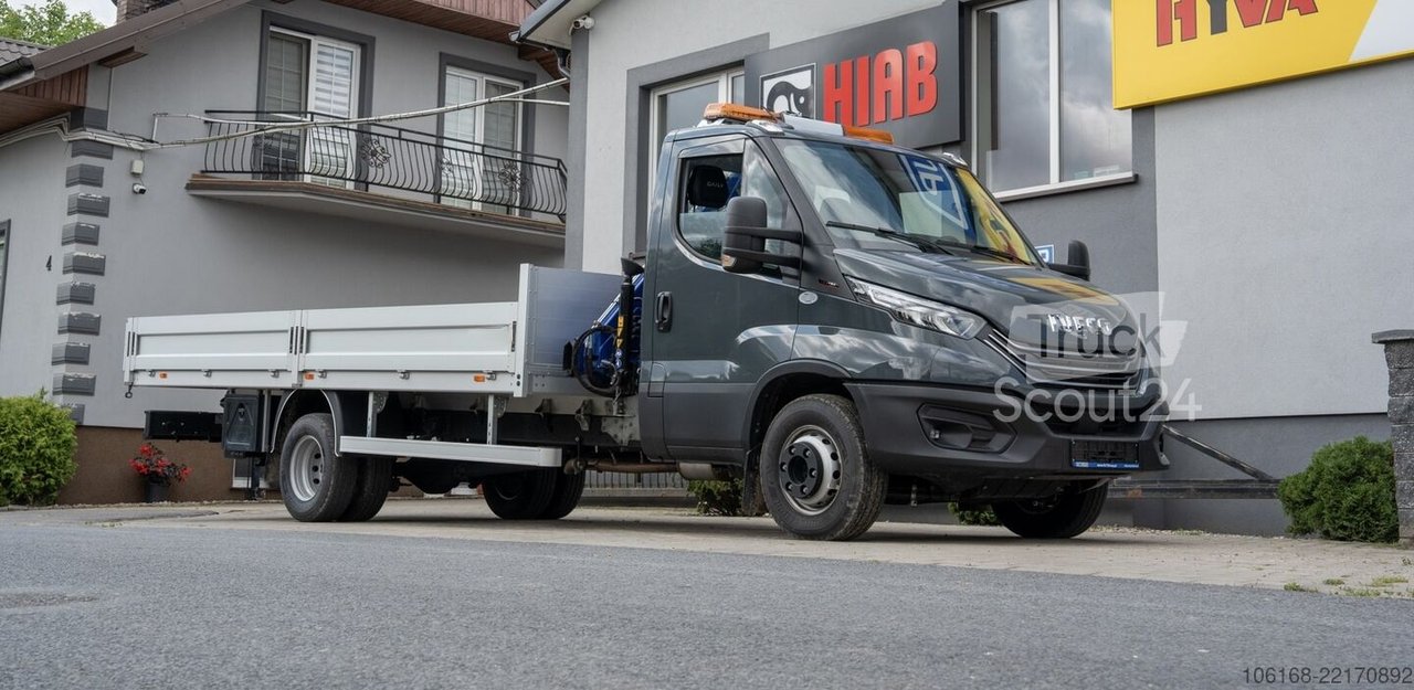 Autokranwagen Iveco Daily 70C18 Kran Hyva Pritsche 5 m neu